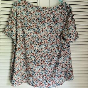 Iz Byer Multicolor Floral Blouse